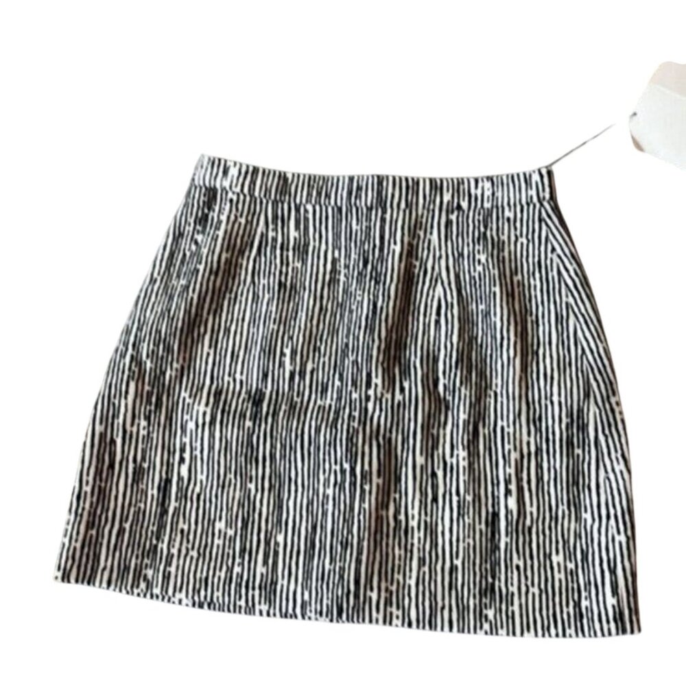 Balenciaga striped min skirt black and white size 6 - Picture 2 of 8